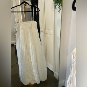 Brand new white maxi summer dress with tags